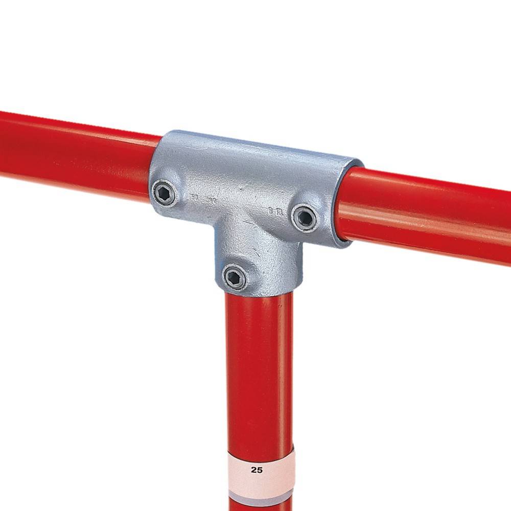 T-Rohrverbinder Gr.8 Typ 25 Bohrung 40mm-1