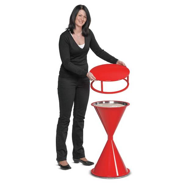 Dach für VAR® Standascher CLASSIC, Kunststoff, silber