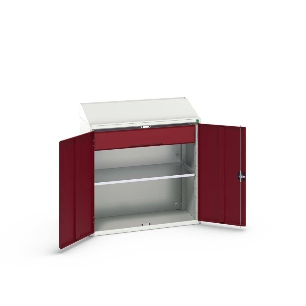 bott verso Pultschrank, mit 1 Fachboden und 1 Schublade-0