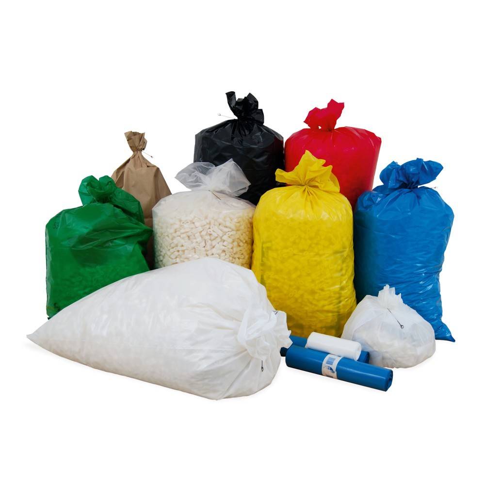 Müllsäcke 60 l, LDPE, 30 µm, 50 Stk/Rolle, 1.000 Stk/VE, weiß-0