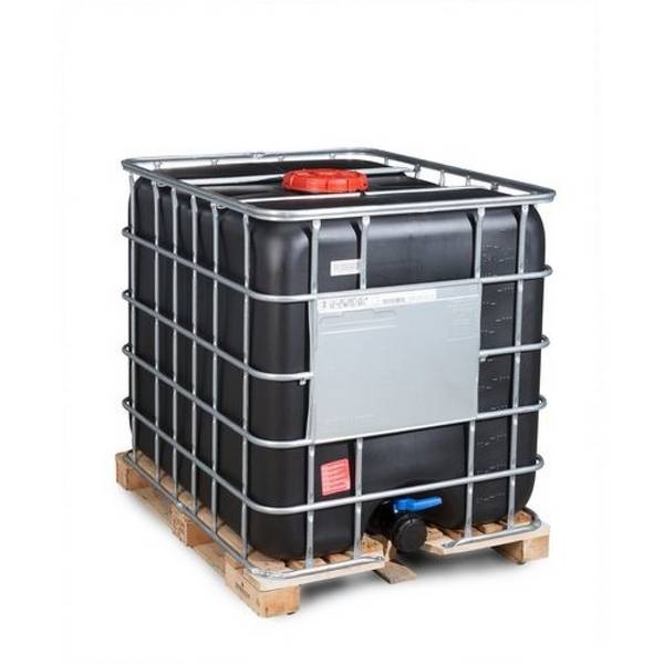 IBC Recobulk, Gefahrgut-Ausführung, Holz-Palette, 1.000 Liter, Öffnung