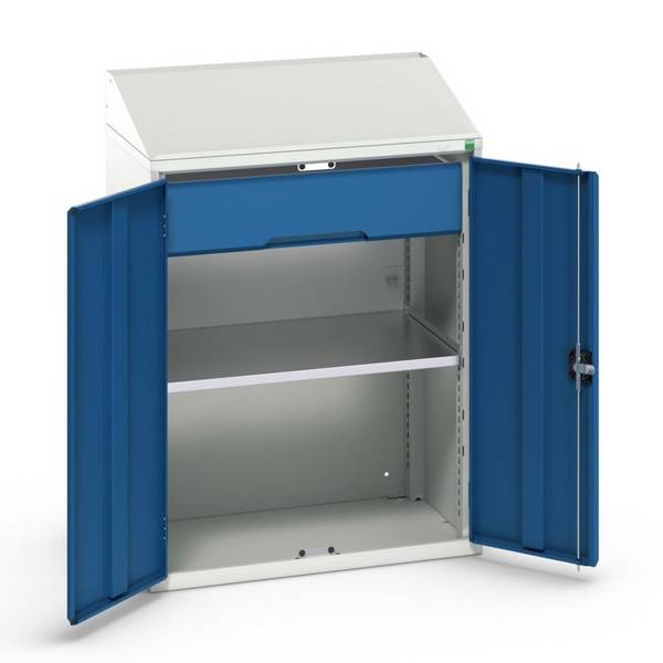bott verso Pultschrank, mit 1 Fachboden und 1 Schublade