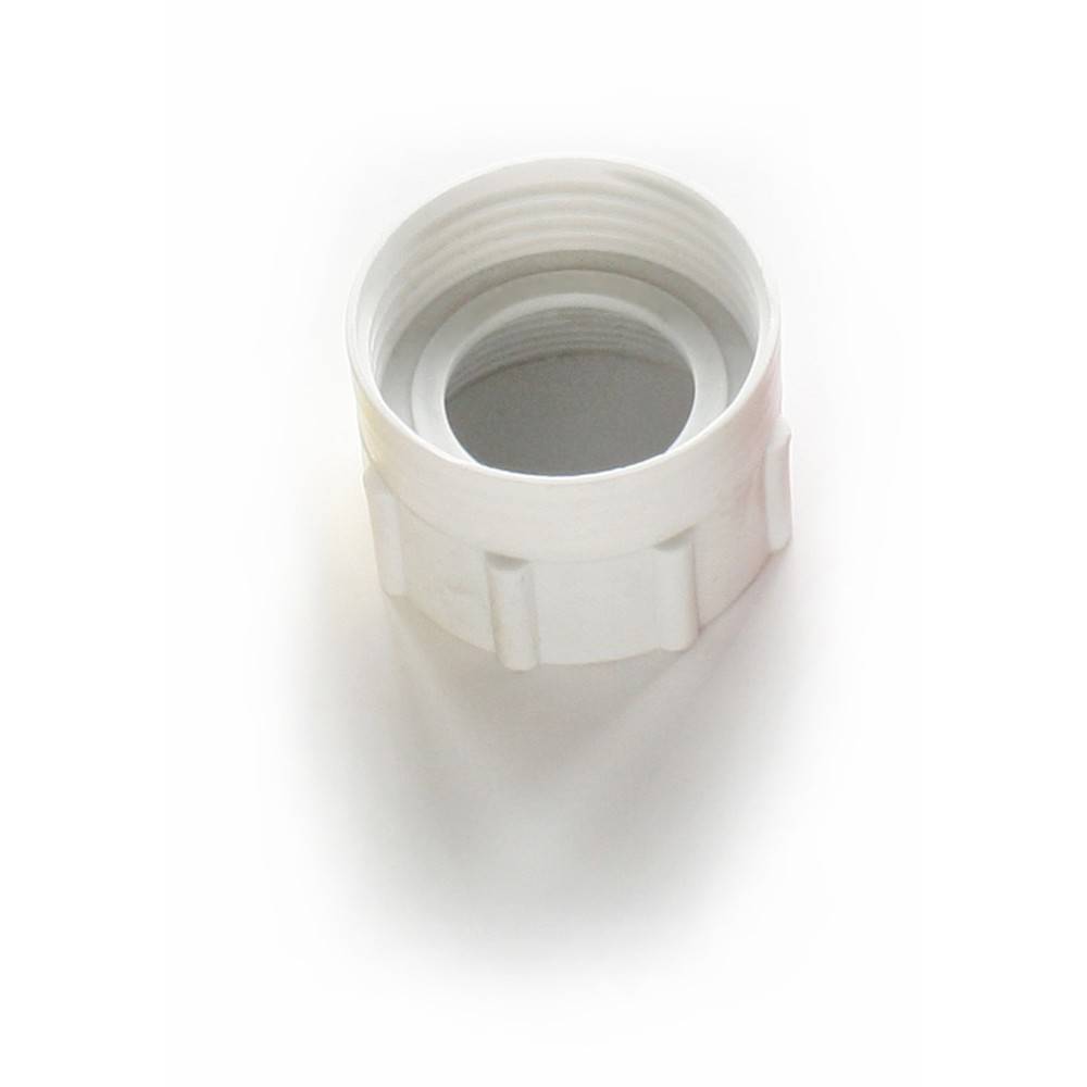 Gewindeadapter aus PE, weiss, 2" BSP Innengewinde und ASTM Ø 63 mm Inn
