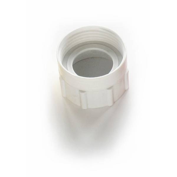 Gewindeadapter aus PE, weiss, 2" BSP Innengewinde und ASTM Ø 63 mm Inn