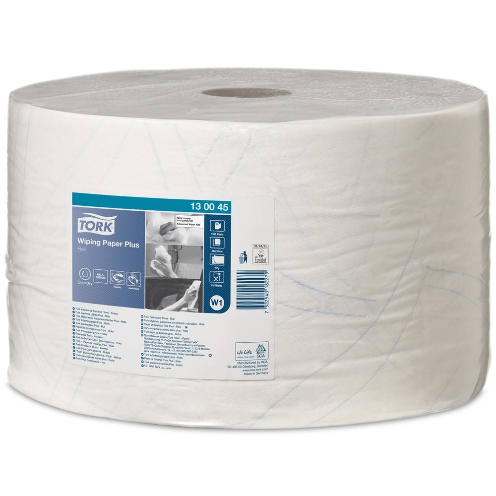 TORK® Wischtücher Extra Stark, EU Ecolabel, HxB 340 x 235 mm, 1 Rolle,-0