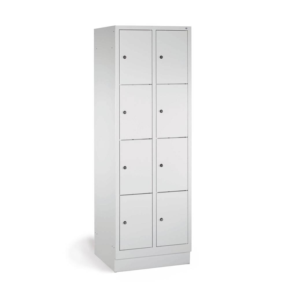 PAVOY Schließfachschrank mit Zylinderschloss, 2 x 4 Fächer-3
