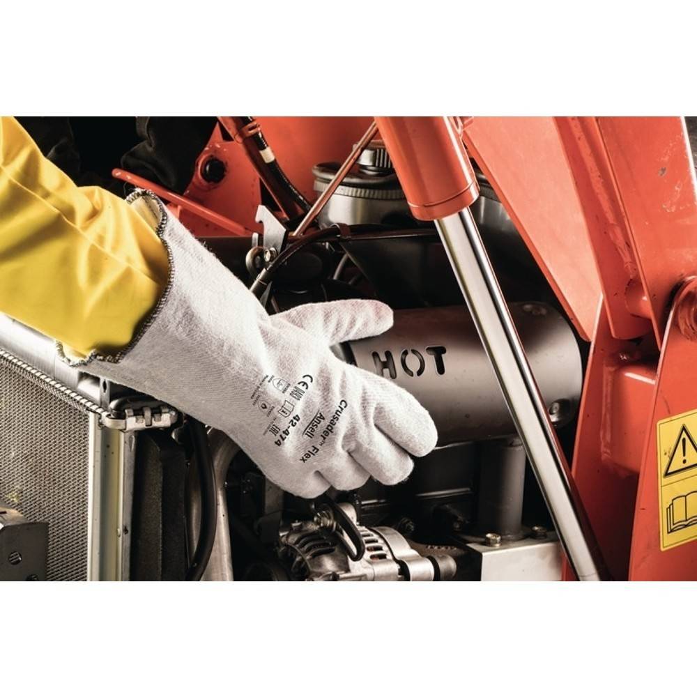 Ansell Hitzehandschuhe ActivArmr® 42-474, Größe 10 grau-0