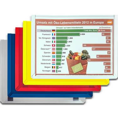 Magnet-Sichttasche DIN A4, quer, transparent, 10 Stk/VE