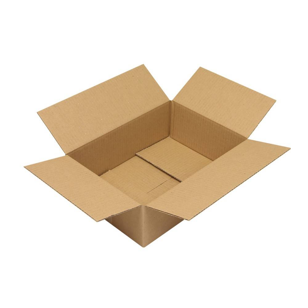 Faltkarton 1.20 Wellpappe L305xB215xH90mm einwellig braun-1