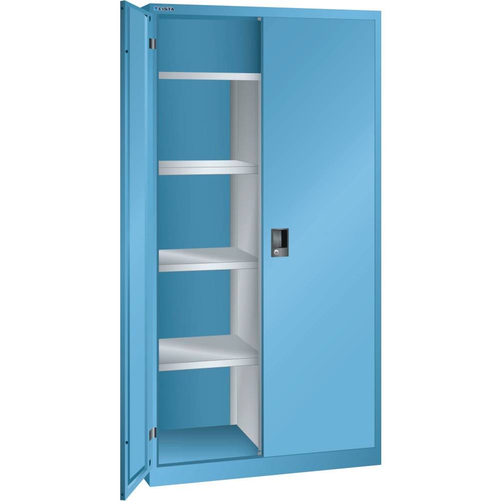LISTA Wäsche- und Kleiderspind, (BxTxH) 1000x500x1950mm, 4 Verstellböd-0