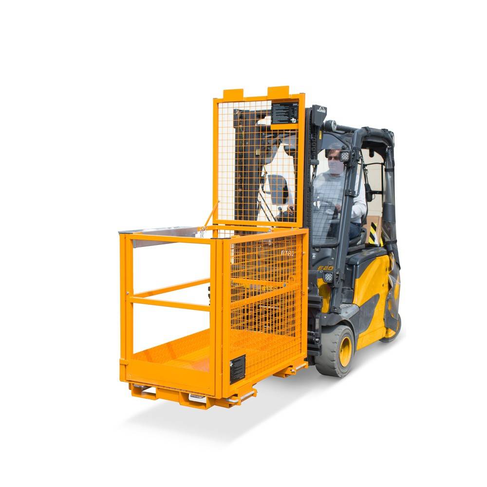 Bauer® Arbeitskorb, Ausführung D, beidseitige Aufnahme-4