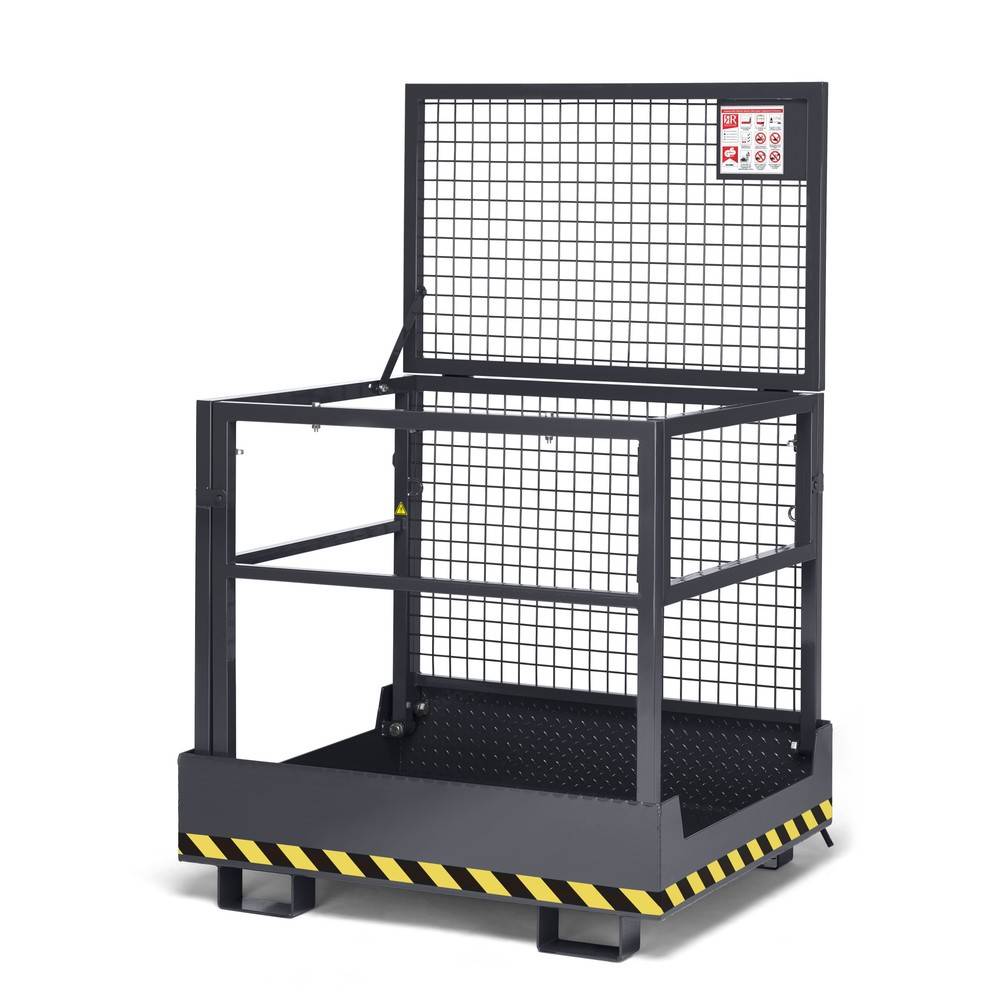 R+R Industrietechnik Arbeitskorb Typ RAK-Compact 1200x1080x1910mm RAL 7016 Anthrazitgrau-1