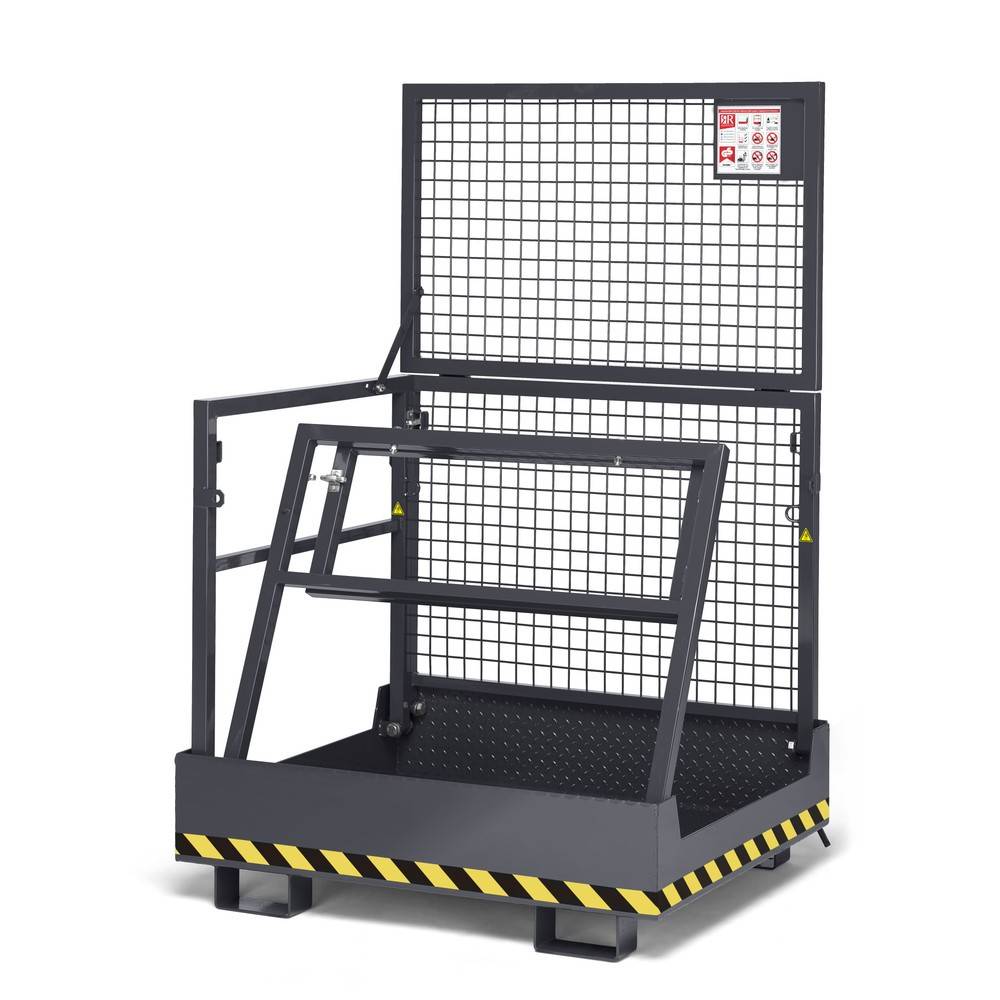 R+R Industrietechnik Arbeitskorb Typ RAK-Compact 1200x1080x1910mm RAL 7016 Anthrazitgrau-2