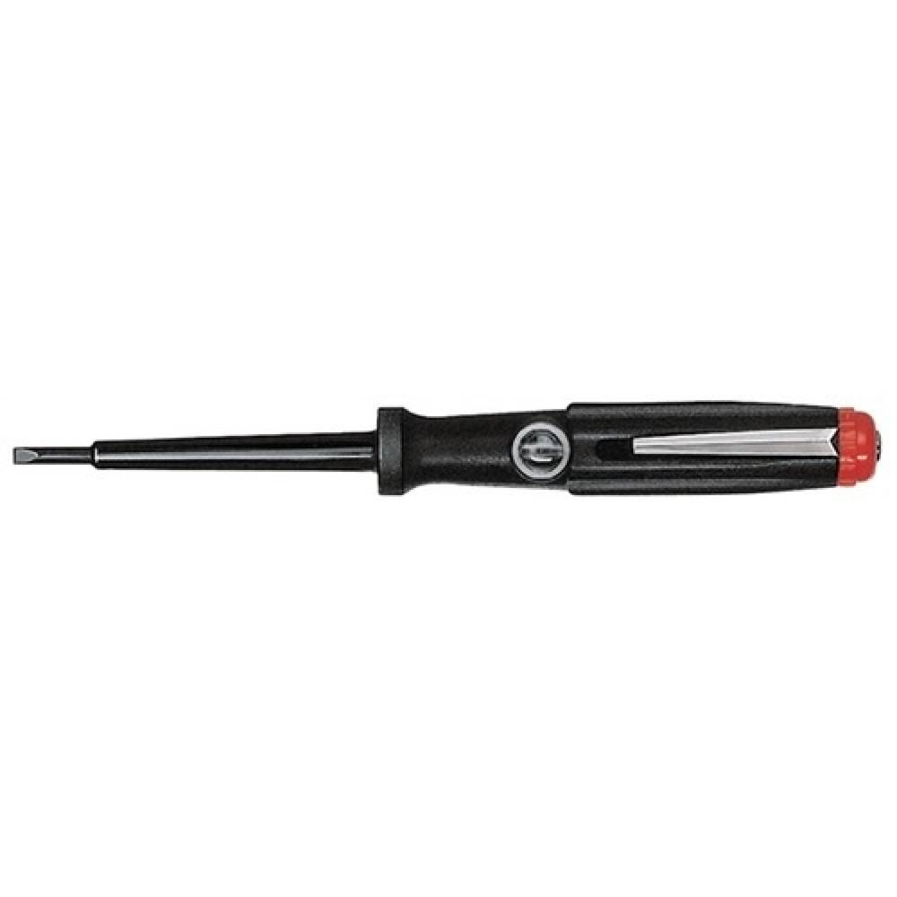 Spannungsprüfer VDE Schlitz 3x70mm Ges.-L.165mm Rundklinge/schwarz-0