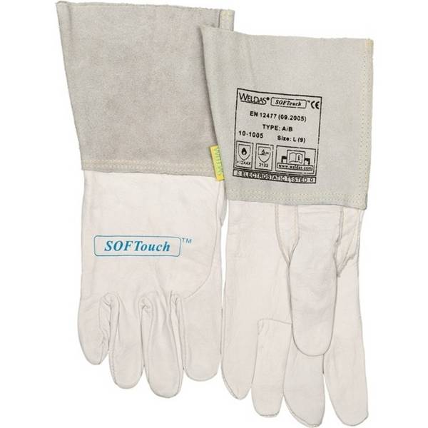 WELDAS Schweißerhandschuhe Gr.XXL (10,5) natur