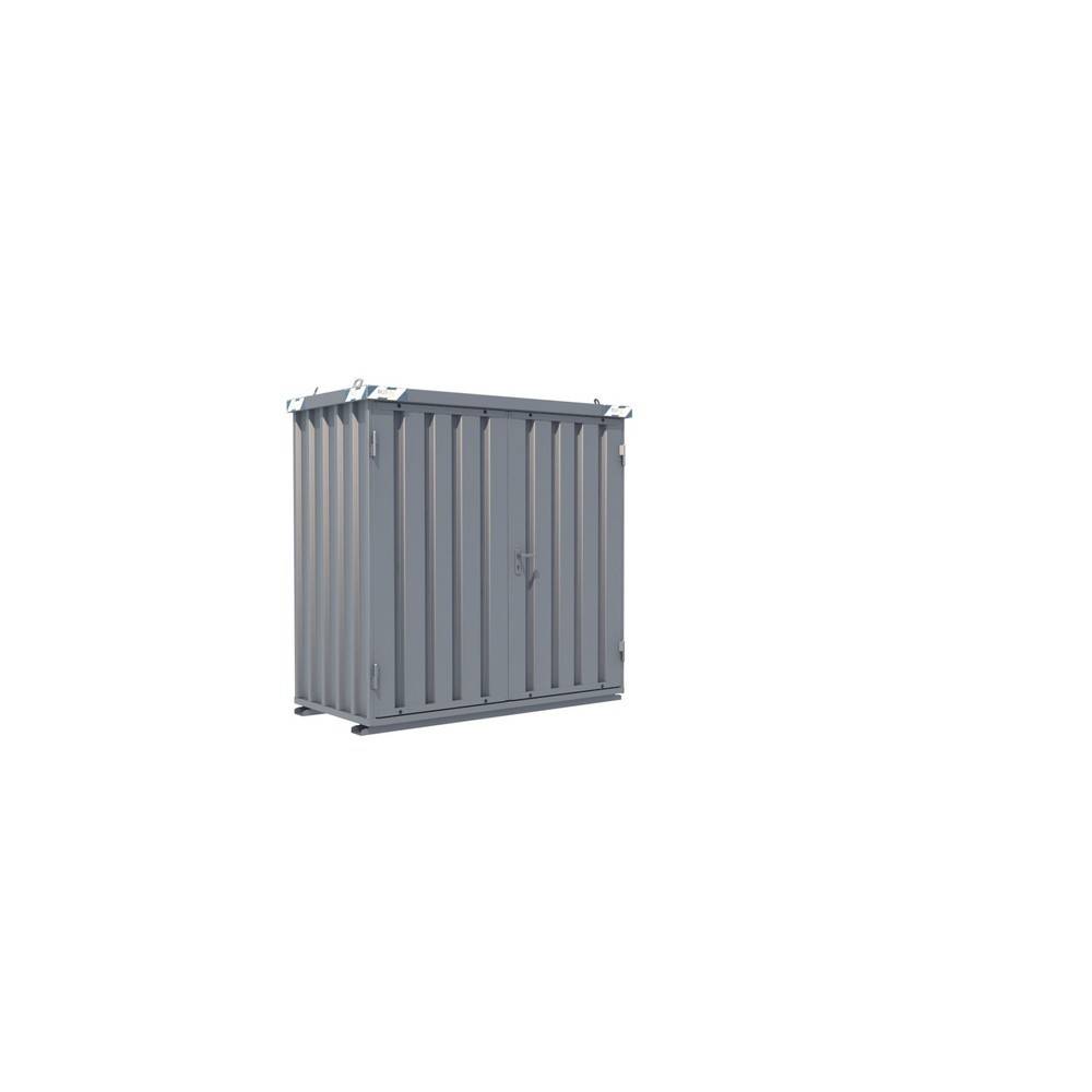 BOS® Schnellbaucontainer, HxBxT 2.100 x 2.100 x 1.100 mm, Tür stirnsei-0