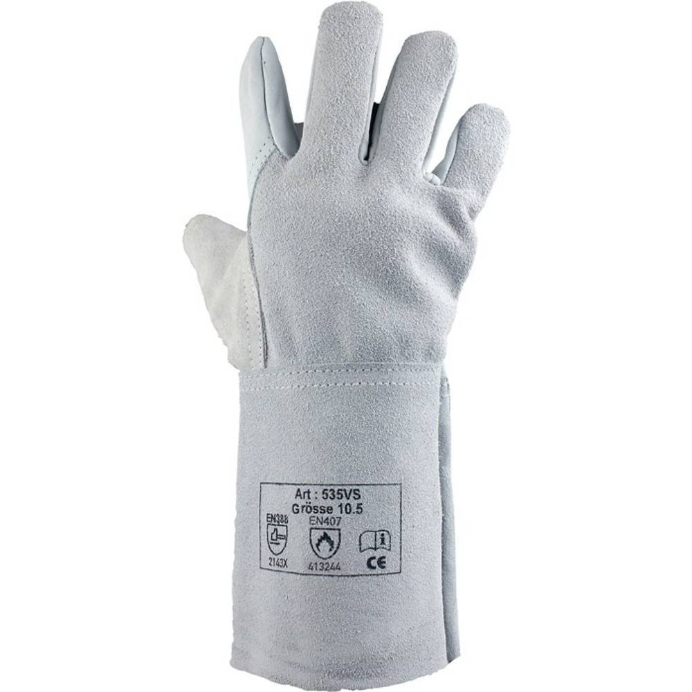 ASATEX Schweißerhandschuhe Gr.10,5 naturfarben-0