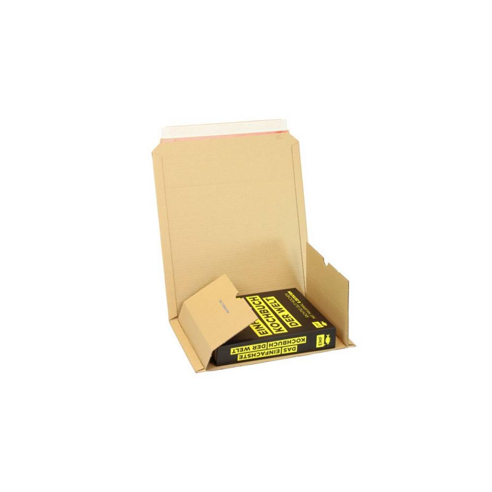 Medienkarton Wellpappe braun einwellig L302xB215xH20-75mm f.A4-1