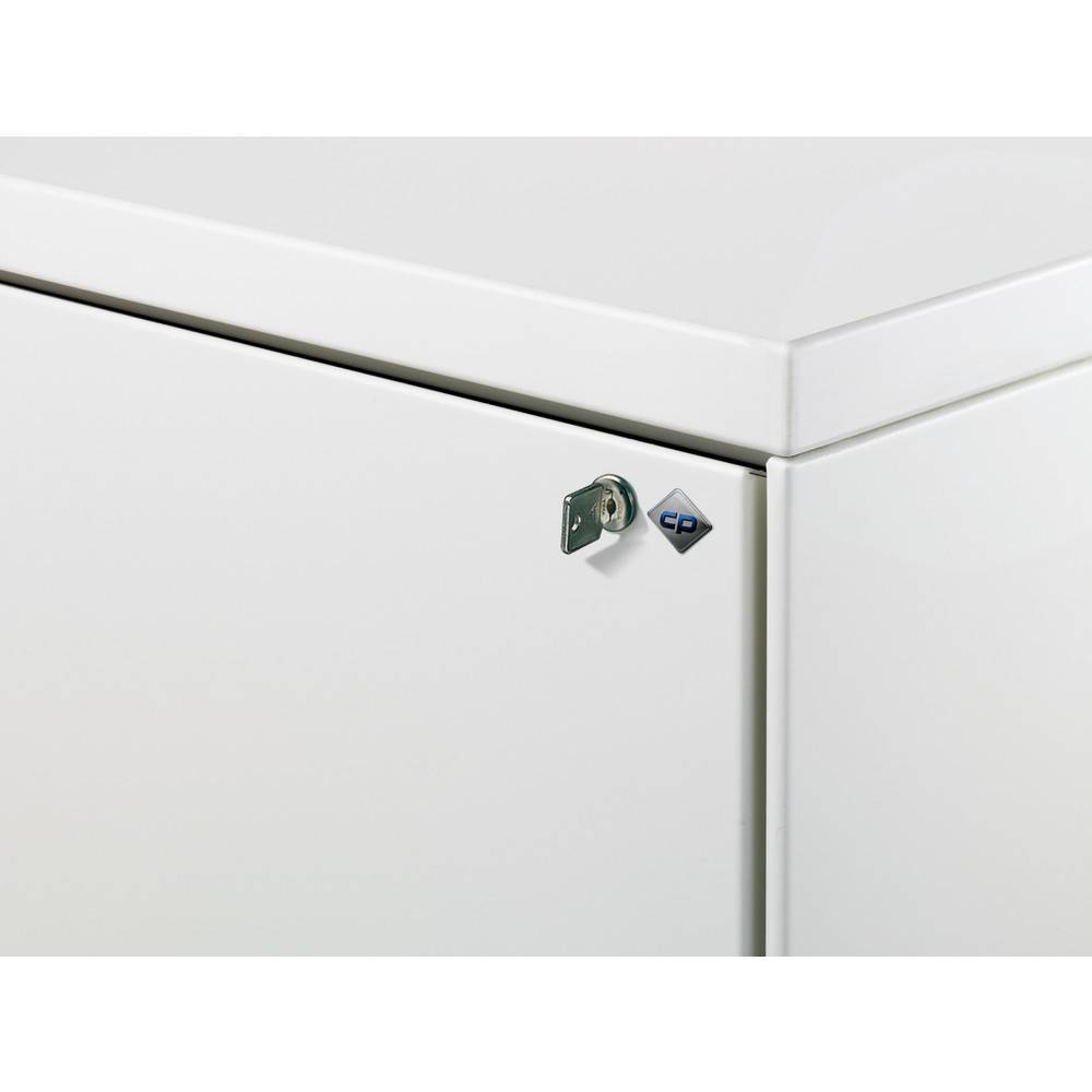 C+P Schiebetürenschrank Acurado, H1200xB1600xT500mm, 7035/5012-3