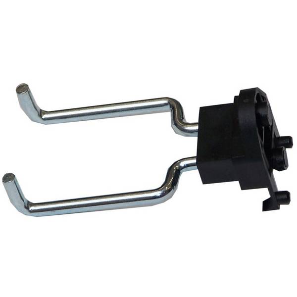 Doppel-Haken-Set, gebogen, BxT 35 x 60 mm