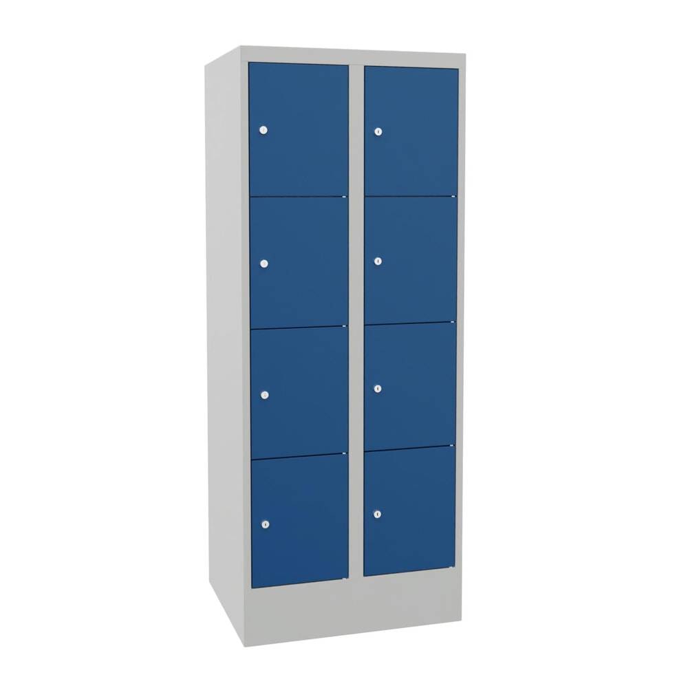 PAVOY Schließfachschrank mit Zylinderschloss, 2 x 4 Fächer-0
