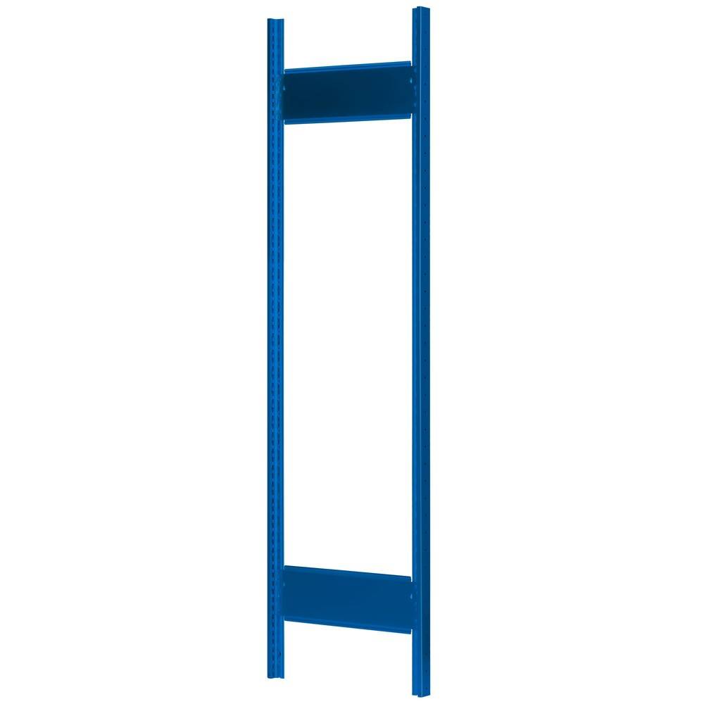 T-Profil-Rahmen MULTIplus für SCHULTE Fachbodenregal, enzianblau, vorm-0