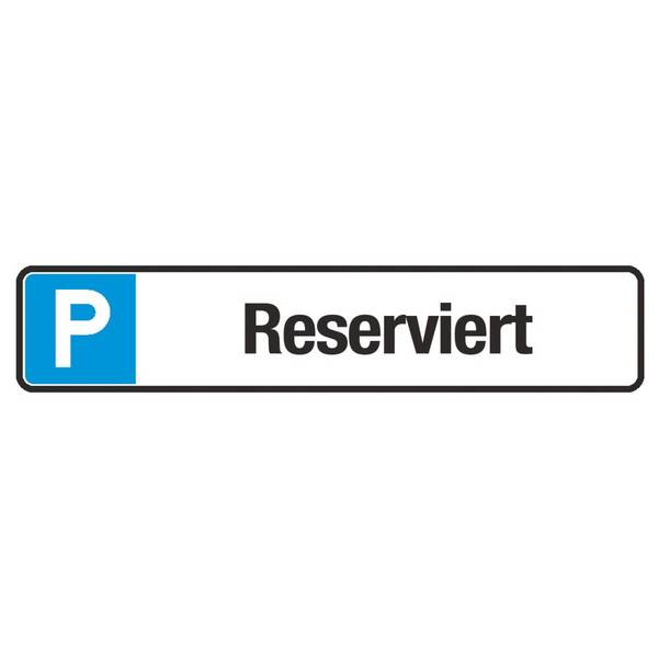 SafetyMarking® Parkplatzschild "Reserviert", HxB 80 x 430 mm