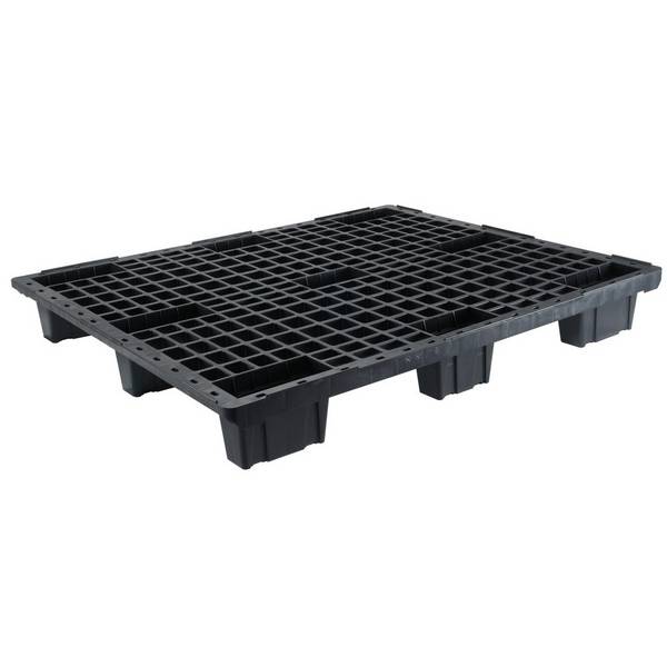 Leicht-Palette aus HDPE, statische Tragkraft 1.800 kg, 1.200 x 1.000 m