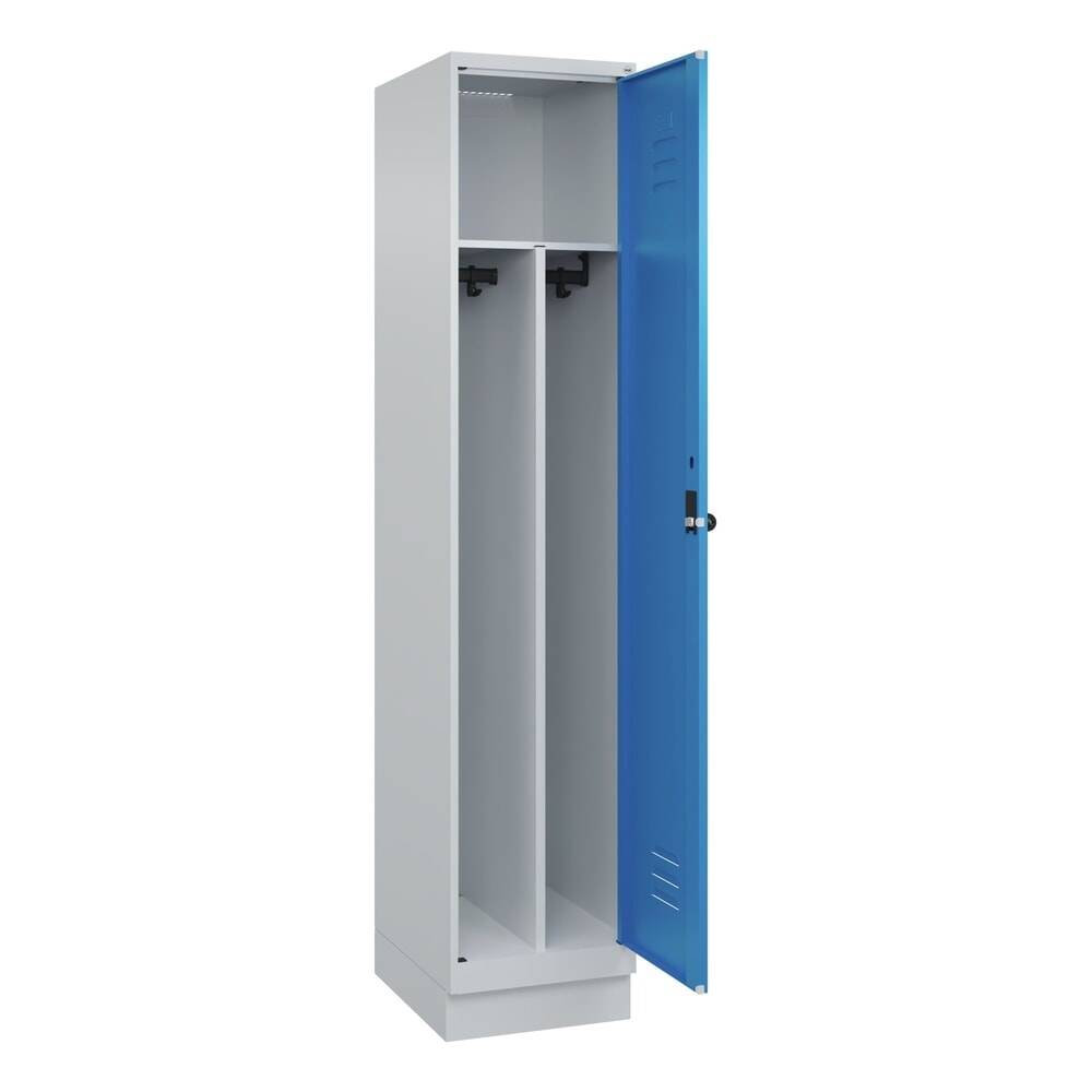 C+P Spind Classic PLUS, Sockel, 1 Abteil, 1950x400x500mm, 7035/5012-3