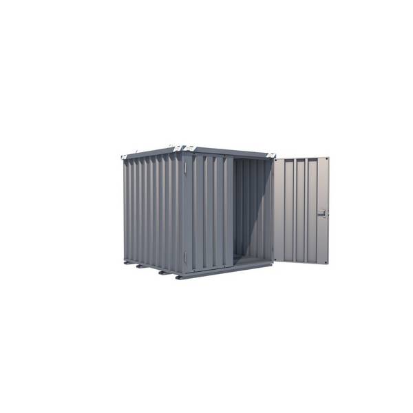 BOS® Gasflaschen-Container SGL, BxT 2.100 x 2.100 mm, Tür stirnseitig