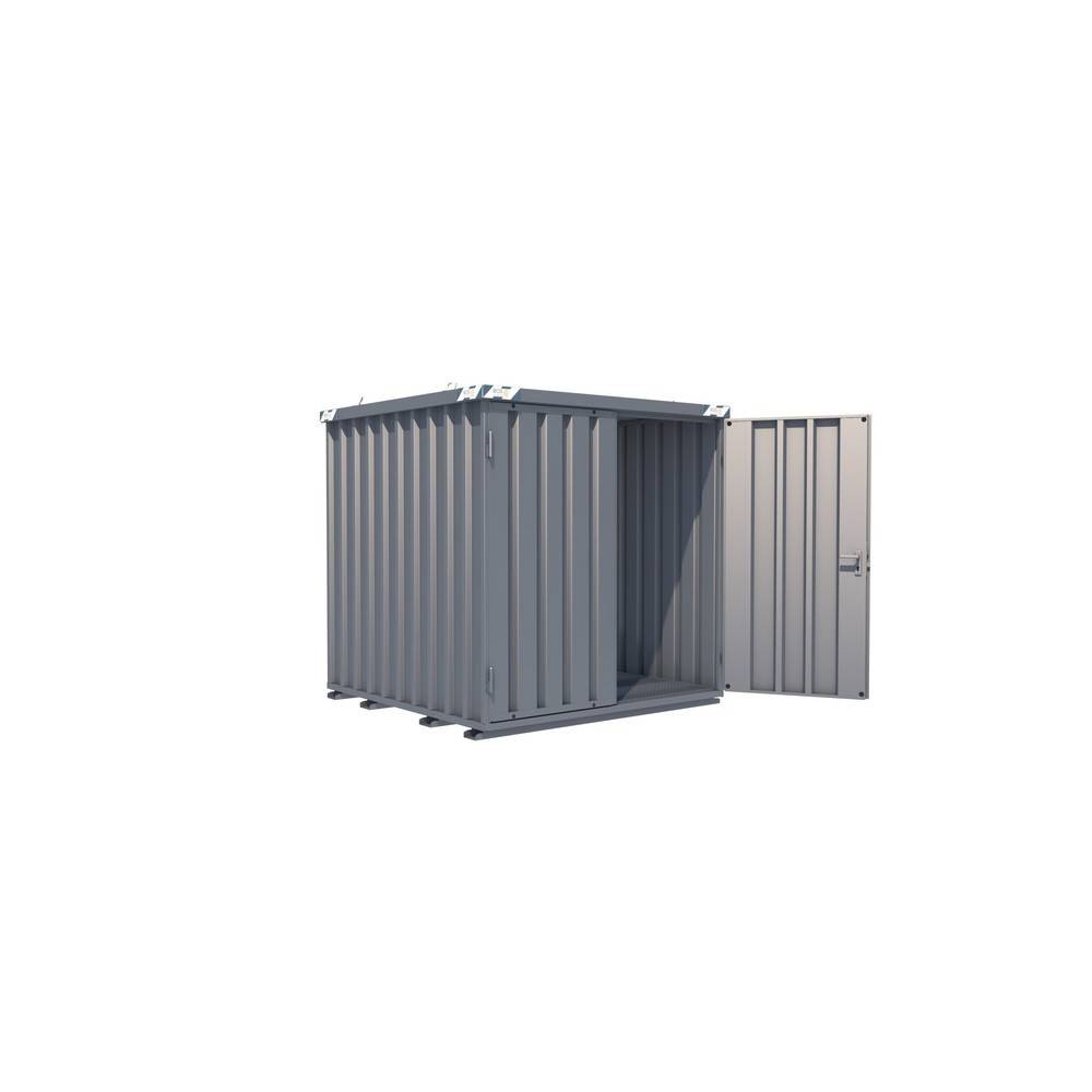 BOS® Gasflaschen-Container SGL, BxT 2.100 x 2.100 mm, Tür stirnseitig-0