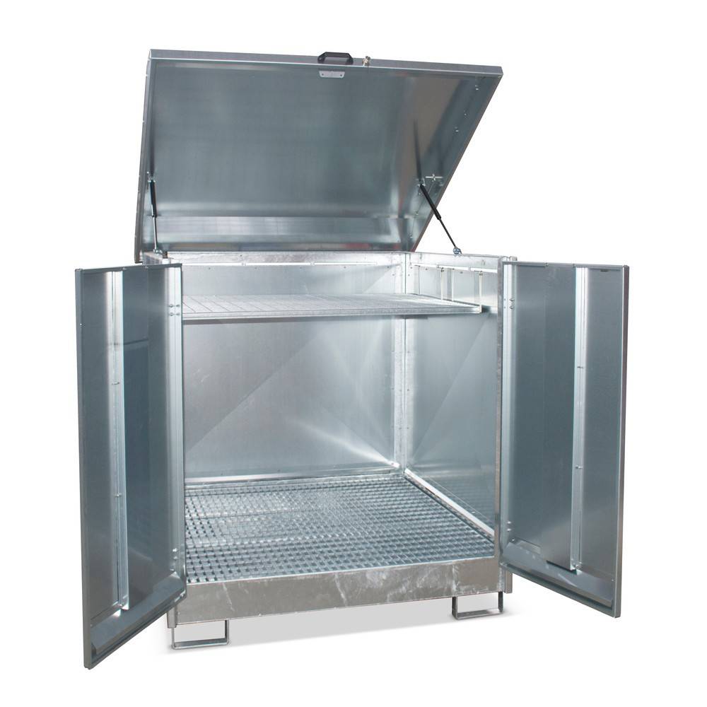 Bauer® Gitterrost-Zwischenboden für Gefahrstoff-Depot GD-N 4, 2 Stück-3