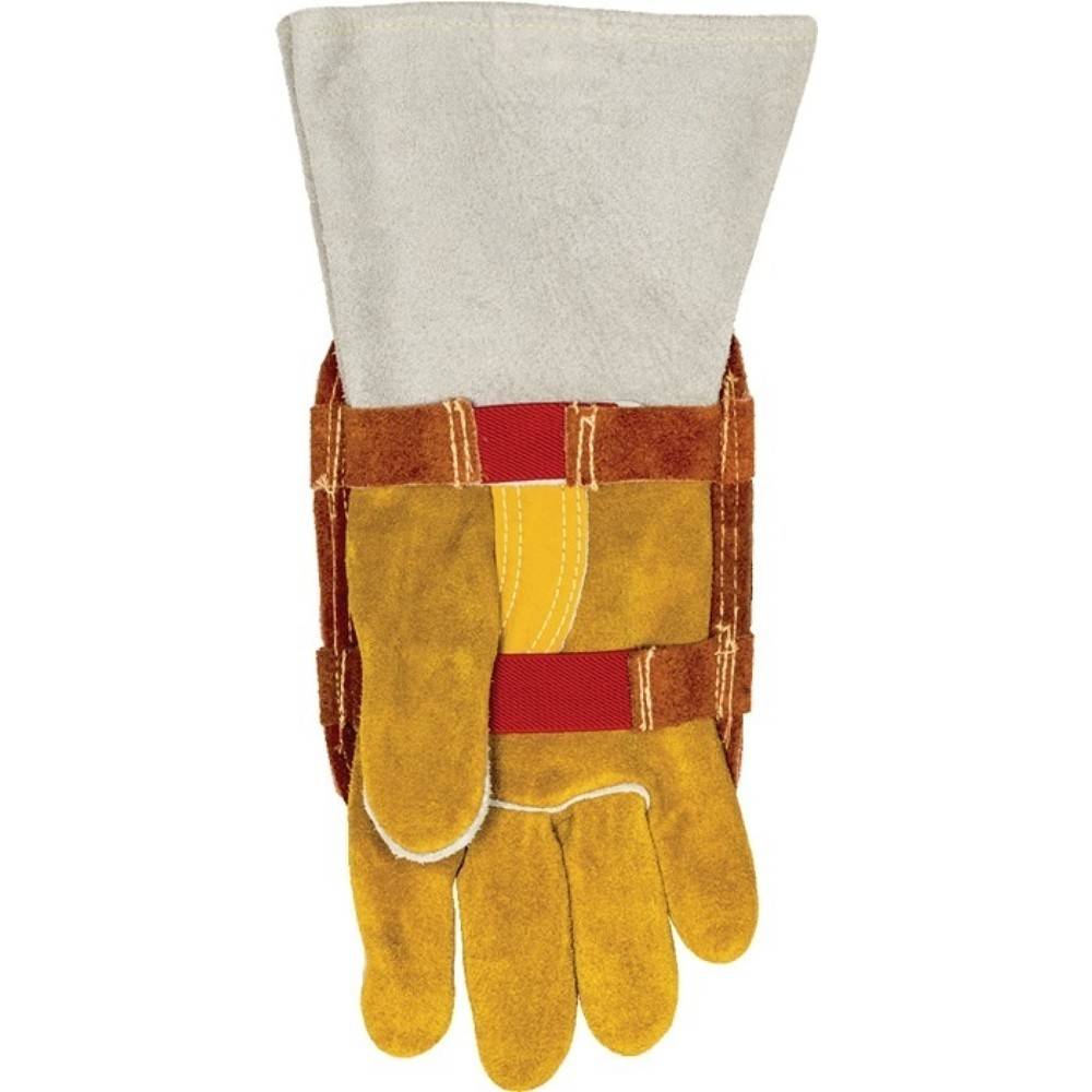 WELDAS Handschutz Rindspaltleder m.alumisiertem-0