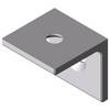 item Winkel 8 40, weißaluminium ähnlich RAL 9006, Liefereinheit: 1 Stück