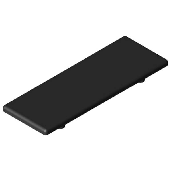 item Winkel-Abdeckkappe 8 80x80, schwarz, Liefereinheit: 1 Stück
