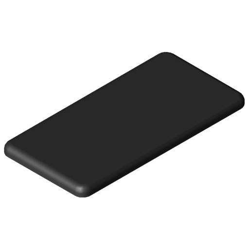 item Abdeckkappe 8 80x40, schwarz, Liefereinheit: 1 Stück-0