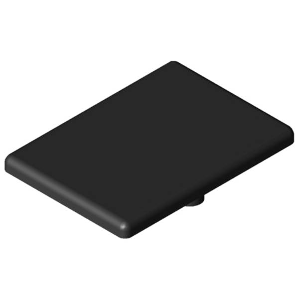item Winkel-Abdeckkappe 8 40x40, schwarz, Liefereinheit: 1 Stück