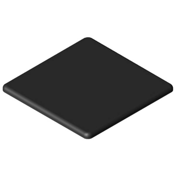 item Abdeckkappe 8 80x80, schwarz, Liefereinheit: 1 Stück