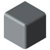 item Verbindungssatz 8 40x40x40, grau ähnlich RAL 7042, Liefereinheit: 1 Satz