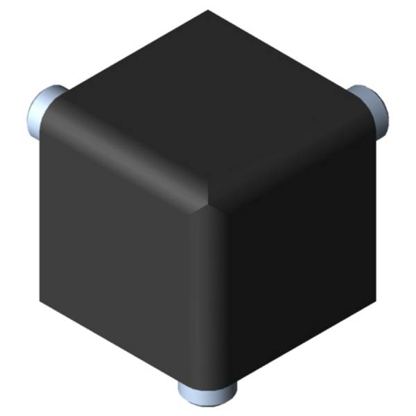 item Verbindungssatz 5 20x20x20, schwarz, Liefereinheit: 1 Satz