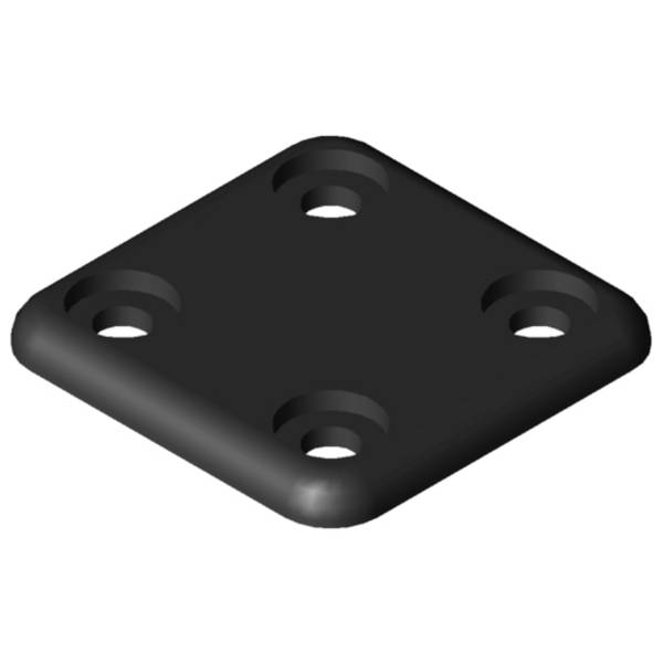 item Kanal-Abdeckkappe 30x30, schwarz, Liefereinheit: 1 Stück