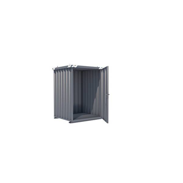 Gasflaschen-Container SGL, BxT 1.500 x 1.500 mm, Tür stirnseitig, 1-fl