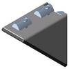 item Winkelsatz 8 80x80 mit schwarzer Abdeckkappe, Liefereinheit: 1 Satz