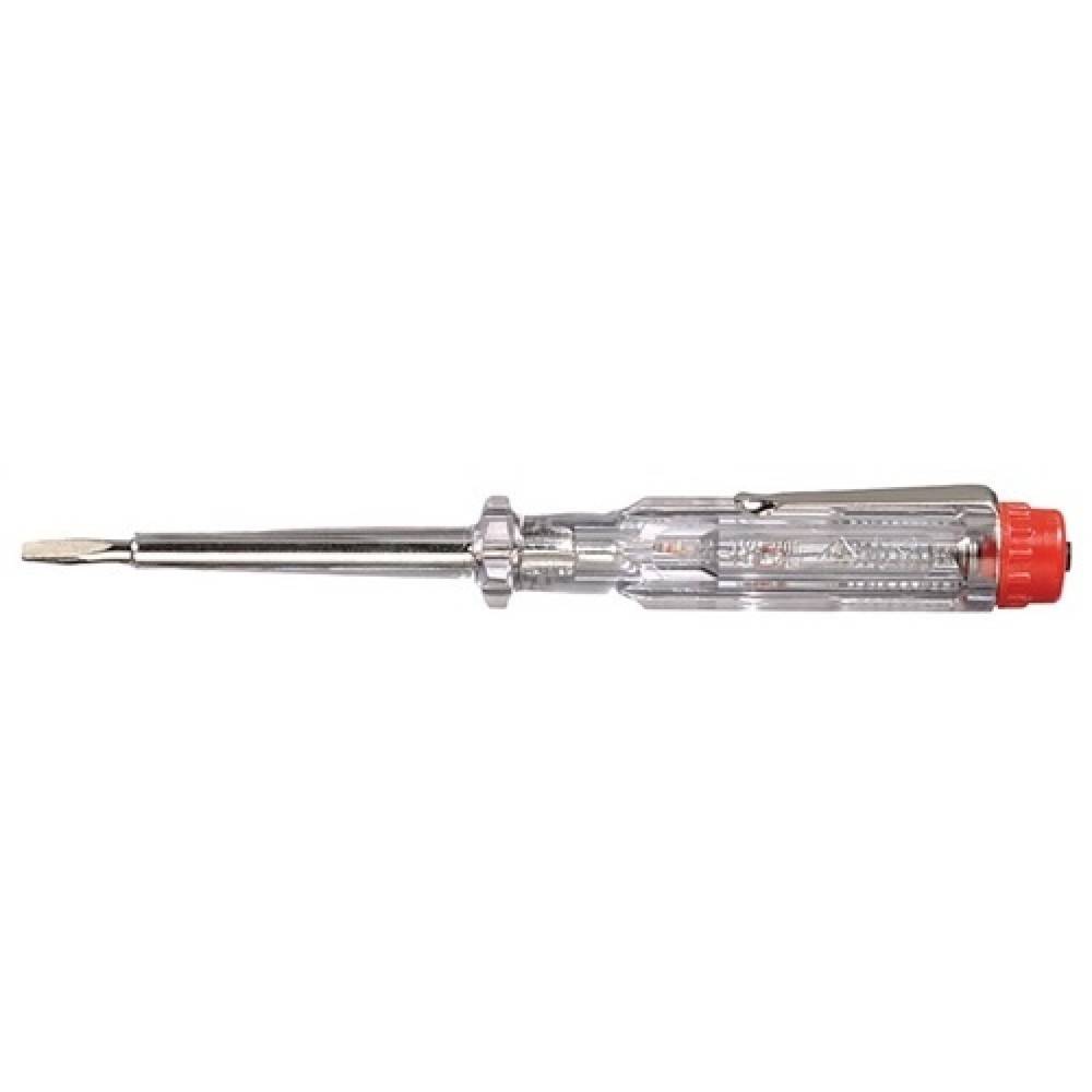 Spannungsprüfer VDE Schlitz 3x60mm Ges.-L.140mm Rundklinge/transp.m.An-0