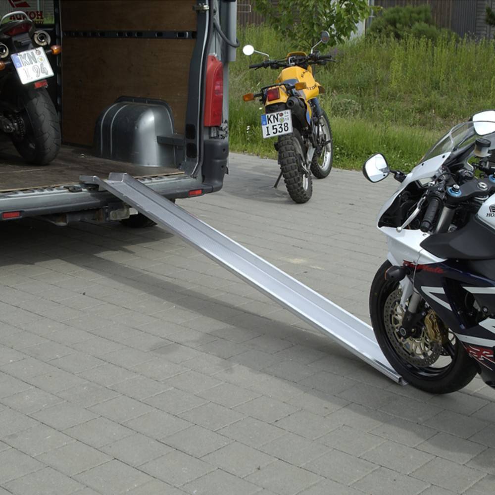 Alu-Verladeschienen Universal, mit Schutzrand, TK 350 kg/Paar-3