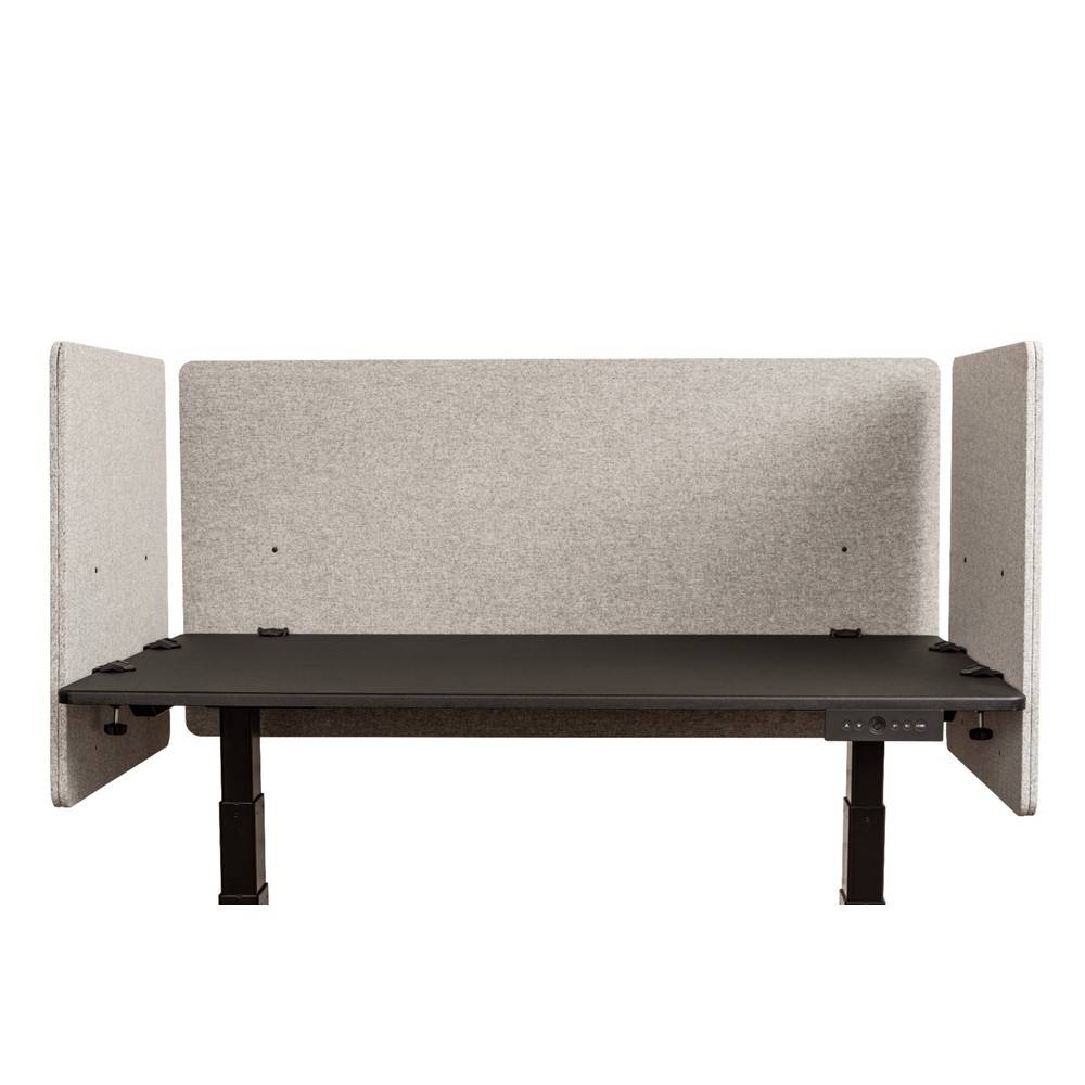 RECLAIM Akustikpaneel für Schreibtisch, Rückwand, Breite 1.200 mm, hel-2
