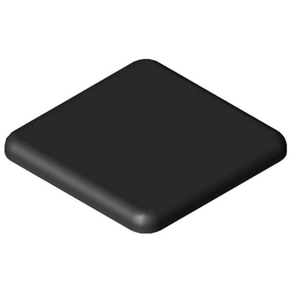 item Abdeckkappe 8 40x40, schwarz, Liefereinheit: 1 Stück