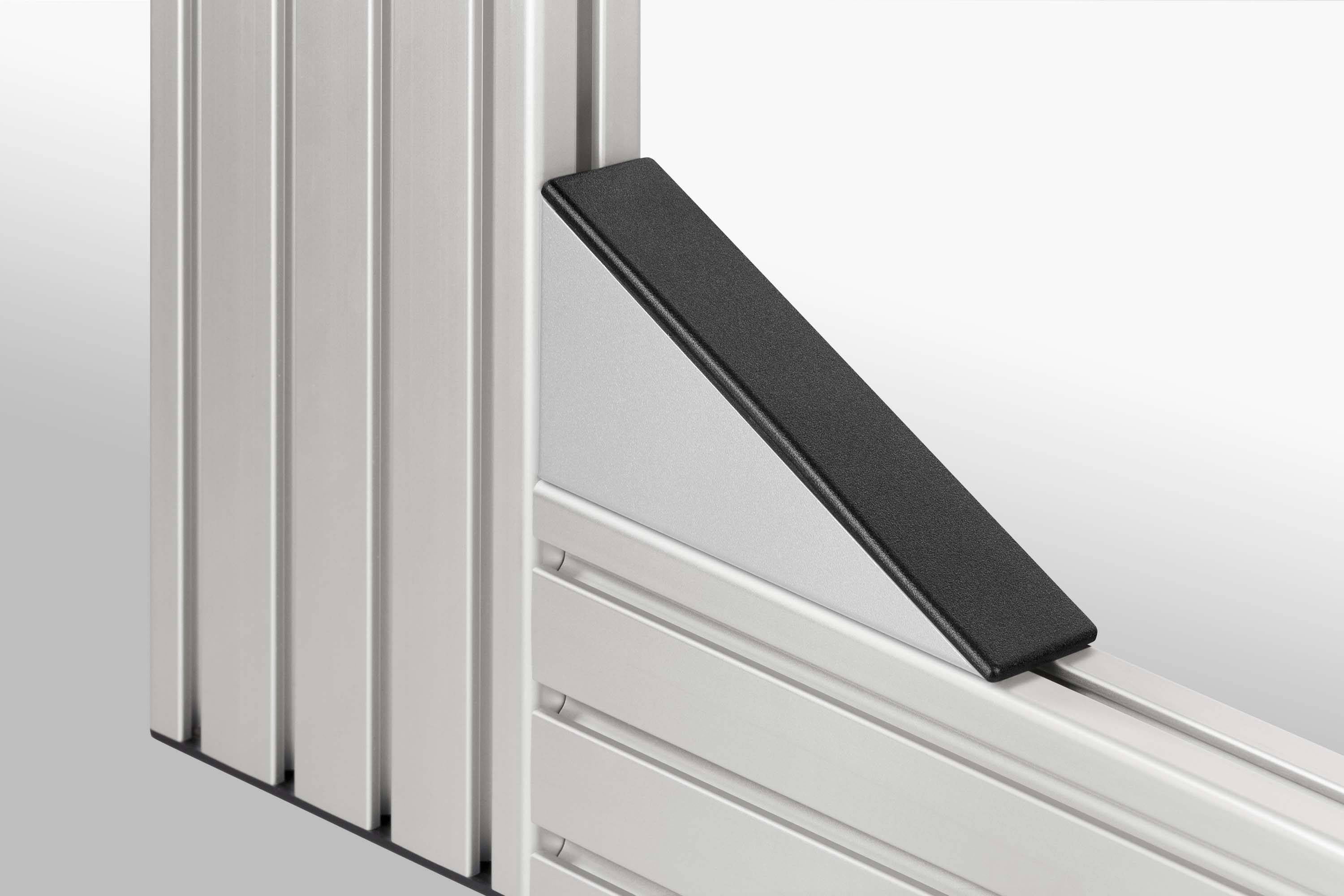 item Winkel 8 160x80 Zn, weißaluminium ähnlich RAL 9006, Liefereinheit: 1 Stück-1