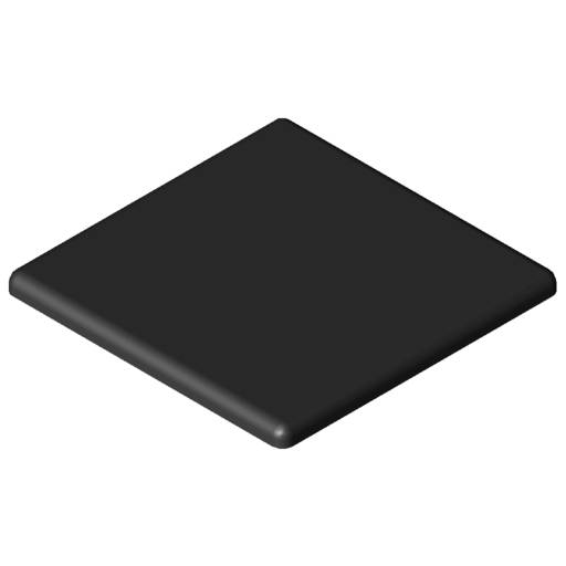 item Abdeckkappe 5 40x40, schwarz, Liefereinheit: 1 Stück-0