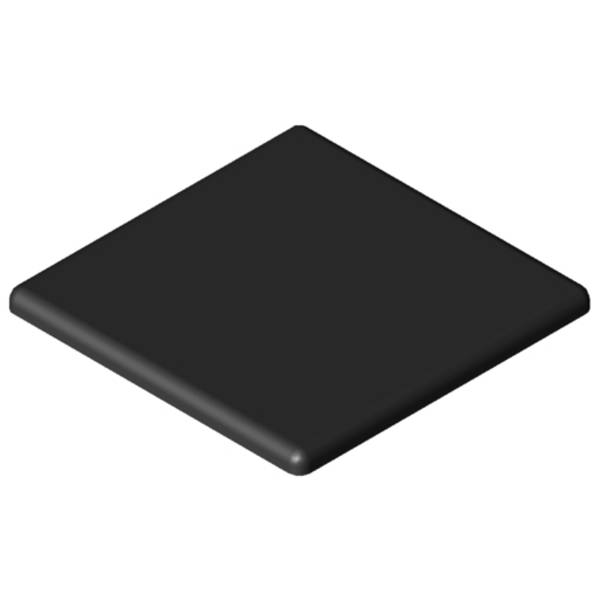 item Abdeckkappe 5 40x40, schwarz, Liefereinheit: 1 Stück